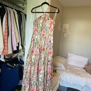 Embroidered floral dress